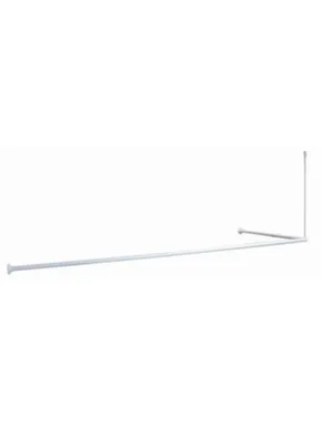 Купить Карниз для ванной комнаты 180x90 см, белый, Iddis в интернет-магазине Akvilon.kz