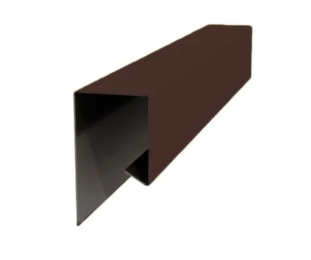 Купить Планка завершающая сложная 30x25x2000 мм шоколад в интернет-магазине Akvilon.kz