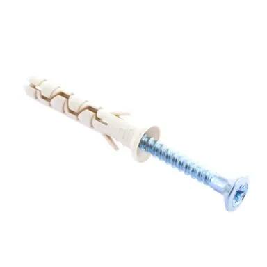 Купить Дюбель-гвоздь нейлоновый с потайной манжетой, 8x120 мм, 2 шт, Стройбат в интернет-магазине Akvilon.kz