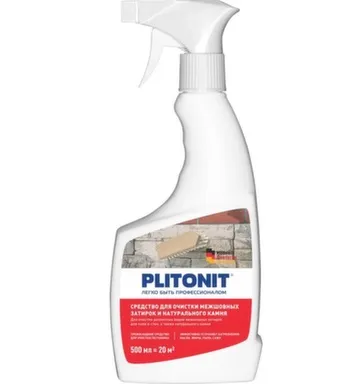 Средство для чистки межшовных затирок и натурального камня, 0,5 л, Plitonit в интернет-магазине Akvilon.kz Средство для чистки межшовных затирок и натурального камня, 0,5 л, Plitonit в интернет-магазине Akvilon.kz