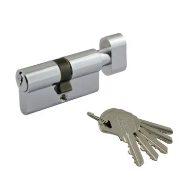 Купить Цилиндр с вертушкой ЛУВ-70 (35-35) Нора-М Хром в интернет-магазине Akvilon.kz