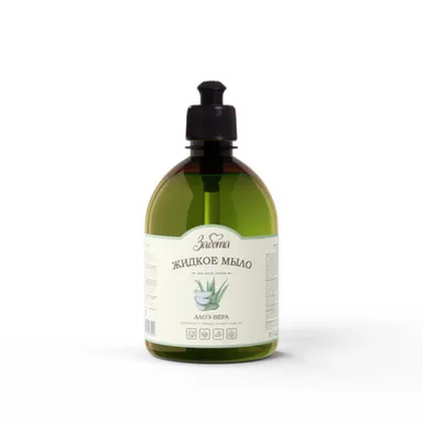 Купить Мыло жидкое для рук Алоэ-вера, push pool, 500 мл, Забота в интернет-магазине Akvilon.kz