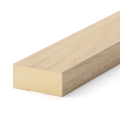 Купить Рейка Интерьерная МДФ Модель 12 Light Дуб Снежный 2800x27x12 мм Stella в интернет-магазине Akvilon.kz