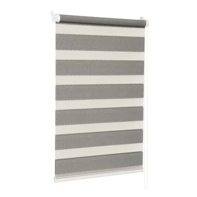 Купить Штора рулонная день-ночь МАСО 72(68)/160 серый, Delfa в интернет-магазине Akvilon.kz