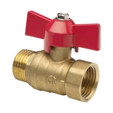 Кран шаровой 1/2" ВР-НР рукоят баб Aqualink в интернет-магазине Akvilon.kz