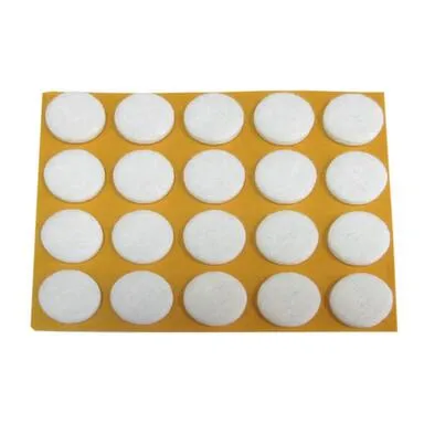 Купить Пункт фетр.самокл. D18мм (белый 20 шт) в интернет-магазине Akvilon.kz