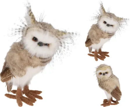 Купить Статуэтка Сова, коричневая, 20x13x24 см, в ассортименте, Koopman в интернет-магазине Akvilon.kz