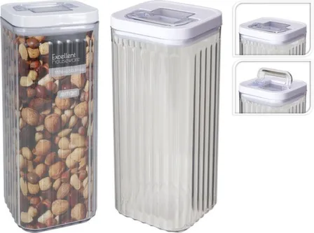Банка для хранения пищевых продуктов, 1500 мл, размер 10x10x22,5 см, Koopman в интернет-магазине Akvilon.kz
