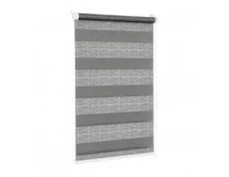 Купить Штора рулонная день-ночь РОКО 66(62)/160 серый, Delfa в интернет-магазине Akvilon.kz