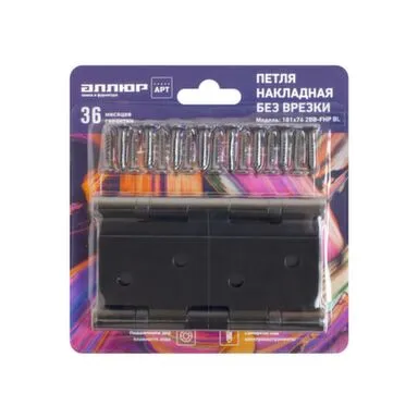 Купить Петня универсальная 101x76мм мат.черный, Аллюр в интернет-магазине Akvilon.kz