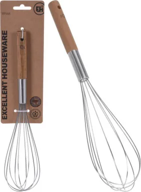 Купить Венчик металлический с деревянной ручкой, Koopman в интернет-магазине Akvilon.kz