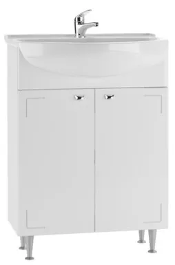 Купить Тумба Классик без ящика с умывальником Амур 60 см, Домино в интернет-магазине Akvilon.kz