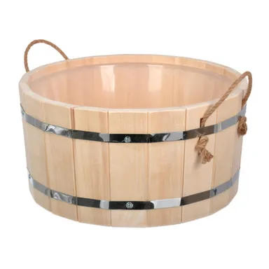 Купить Ушат-шайка c пластиковой вставкой 15 л. в интернет-магазине Akvilon.kz