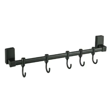 Купить Держатель для полотенец на 5 крючков, темно-серый, Potato в интернет-магазине Akvilon.kz