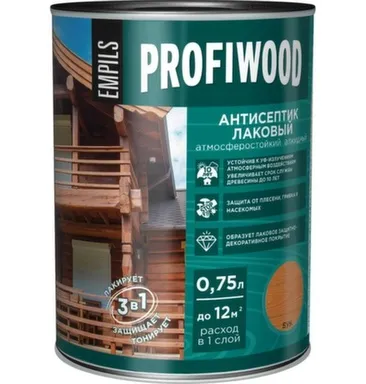 Антисептик лаковый тонирующий, бук, 0,7 кг, Profiwood в интернет-магазине Akvilon.kz