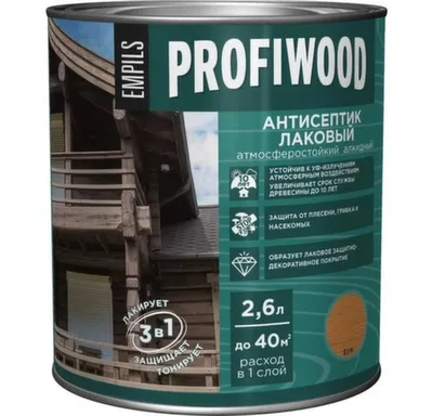 Антисептик лаковый тонирующий, бук, 2,4 кг, Profiwood в интернет-магазине Akvilon.kz Антисептик лаковый тонирующий, бук, 2,4 кг, Profiwood в интернет-магазине Akvilon.kz