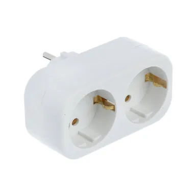 Купить Разветвитель 2 гнезда с заземлением UNIVersal в интернет-магазине Akvilon.kz