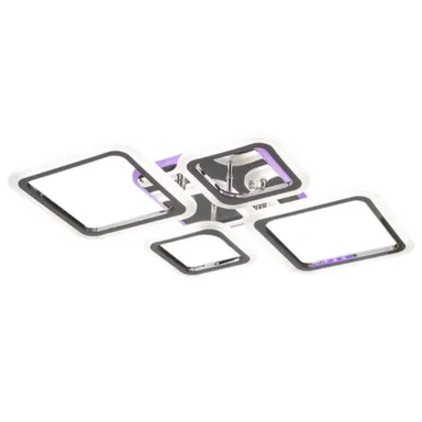 Купить Люстра светодиодная Галактика 90 Вт ф780x480x150 хром в интернет-магазине Akvilon.kz