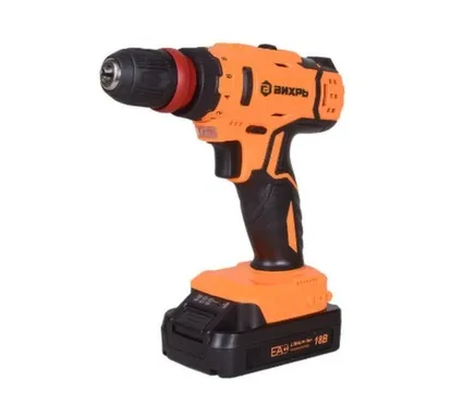 Купить Аккумуляторный шуруповерт 18 В, ДА-18Л-2КC (2 А/ч) (съёмный патрон) ЕА+ Вихрь в интернет-магазине Akvilon.kz