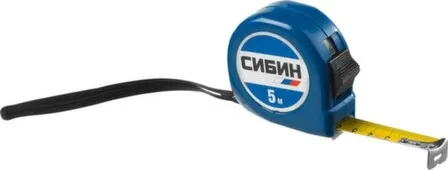 Купить Рулетка в пластиковом корпусе, 5 м, Сибин в интернет-магазине Akvilon.kz