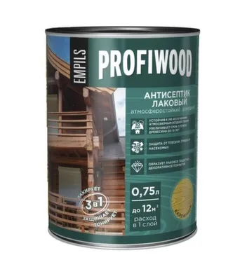Антисептик лаковый тонирующий, калужница, 0,7 кг, Profiwood в интернет-магазине Akvilon.kz Антисептик лаковый тонирующий, калужница, 0,7 кг, Profiwood в интернет-магазине Akvilon.kz