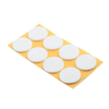 Купить Пункт фетр.самокл. D26мм (белый 8 шт), Стройбат в интернет-магазине Akvilon.kz