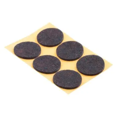 Купить Пункт фетр.самокл. D30мм (темный 6 шт), Стройбат в интернет-магазине Akvilon.kz