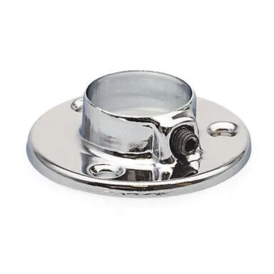 Купить Держатель для трубы 25мм с фикс.мет. (хром 2 шт), Стройбат в интернет-магазине Akvilon.kz