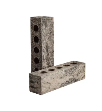 Купить Кирпич пустотелый Colormix, черный/серый гладкий, 250x60x65 мм, Kazbm в интернет-магазине Akvilon.kz