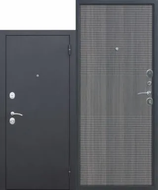 Купить Дверь металлическая 7,5см Гарда (муар) 860 мм Венге тобакко Феррони Левое в интернет-магазине Akvilon.kz