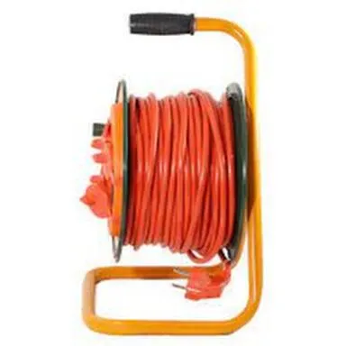 Купить Удлинитель на катушке 4x30м с заземл. 16А IP44 ПВС 3x1,5 Glanzen в интернет-магазине Akvilon.kz