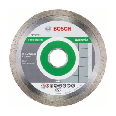 Купить Алмазный диск для УШМ по керамике Ø125 мм Standard Ceramic, Bosch в интернет-магазине Akvilon.kz