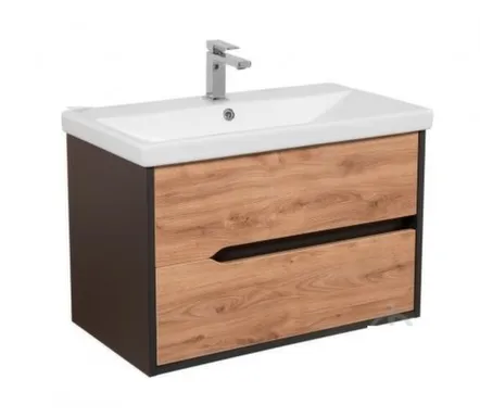 Купить Тумба подвесная Сидней севилья с умыв Elite 80 см, Аква Родос в интернет-магазине Akvilon.kz