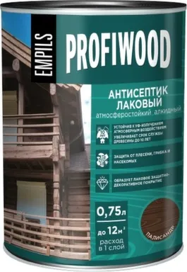 Антисептик лаковый тонирующий, палисандр, 0,7 кг, Profiwood в интернет-магазине Akvilon.kz Антисептик лаковый тонирующий, палисандр, 0,7 кг, Profiwood в интернет-магазине Akvilon.kz