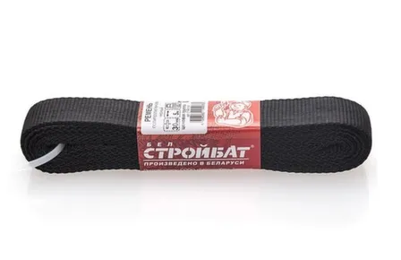 Купить Ремень полипр. 50мм (черный 5 м), Стройбат в интернет-магазине Akvilon.kz