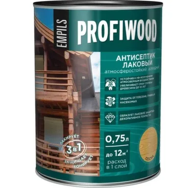 Антисептик лаковый тонирующий, сосна, 0,7 кг, Profiwood в интернет-магазине Akvilon.kz Антисептик лаковый тонирующий, сосна, 0,7 кг, Profiwood в интернет-магазине Akvilon.kz