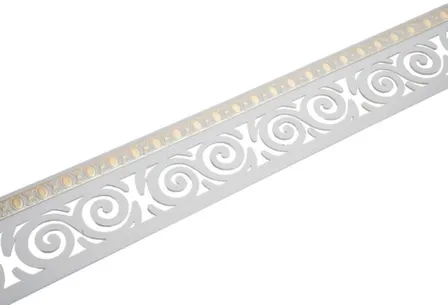 Купить Бленда ЗАВИТОК золото белый 70 мм в интернет-магазине Akvilon.kz