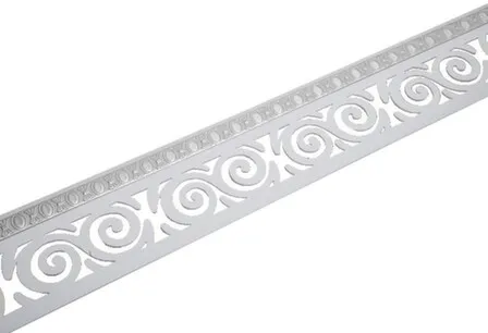 Купить Бленда ЗАВИТОК серебро белый 70 мм в интернет-магазине Akvilon.kz