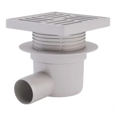 Купить Трап горизонтальный 100x100мм с выпуском d50мм регулируемый, Ани Пласт в интернет-магазине Akvilon.kz