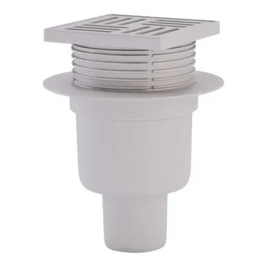 Купить Трап вертикальный 100x100мм с выпуском d50мм регулируемый, Ани Пласт в интернет-магазине Akvilon.kz