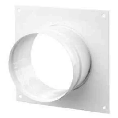 Купить Фланец стальной d100 белый, Vents в интернет-магазине Akvilon.kz