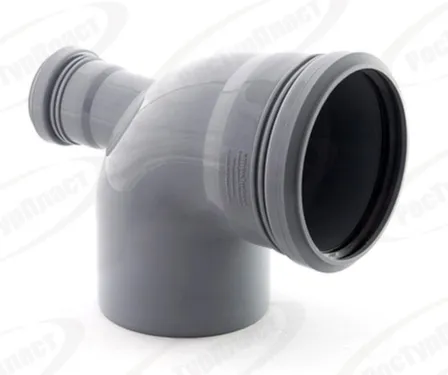 Купить Отвод 90° д/внутр канализации d 110/50 мм - 180° тыл РТП в интернет-магазине Akvilon.kz
