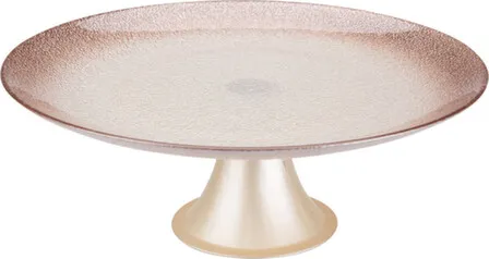 Купить Подставка для торта, стекло, бронза, 28x12 см, Koopman в интернет-магазине Akvilon.kz