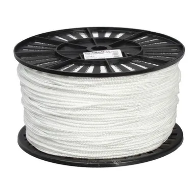 Купить Шнур полиамид плотн.плет. 4 мм белый, Стройбат в интернет-магазине Akvilon.kz