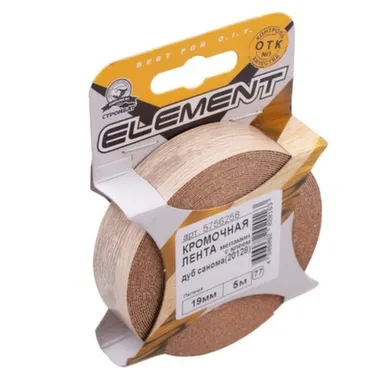 Купить Кромочная лента меламиновая с клеем 19 мм, Дуб сонома 20128, 5 м, Стройбат в интернет-магазине Akvilon.kz Купить Кромочная лента меламиновая с клеем 19 мм, Дуб сонома 20128, 5 м, Стройбат в интернет-магазине Akvilon.kz