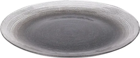 Купить Тарелка, стекло, черный, D 32 см, Koopman в интернет-магазине Akvilon.kz