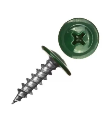 Купить Саморез ПШ 4,2x25 мм по металлу острый 1 Зеленый в интернет-магазине Akvilon.kz