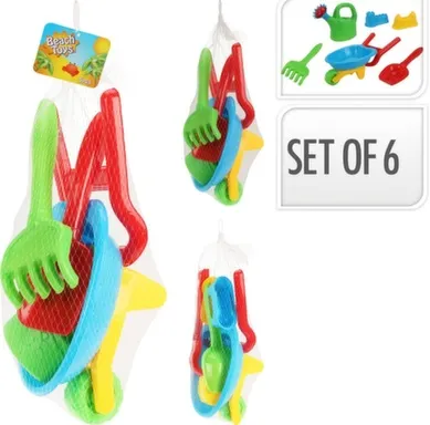 Купить Набор для игры в песок, 6 предметов, Koopman в интернет-магазине Akvilon.kz