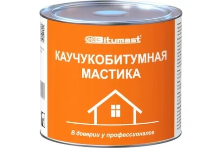 Купить Мастика каучукобитумная 2 л / 1,8 кг, Bitumast в интернет-магазине Akvilon.kz