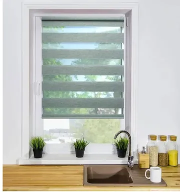 Купить Штора ФЬЮЖН LB 20-06 52x160см серый, Lm Decor в интернет-магазине Akvilon.kz